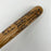 Yogi Berra Whitey Ford 1950's New York Yankees Legends Signed Baseball Bat JSA