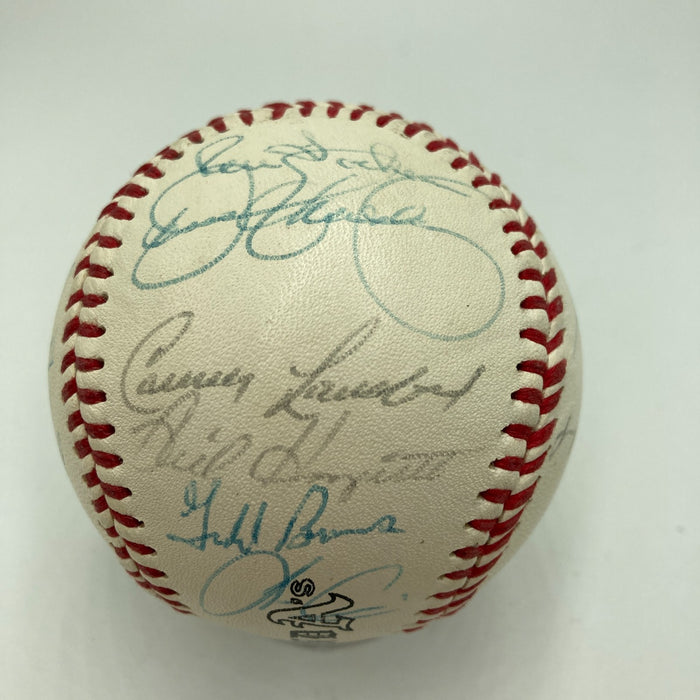 1989 Oakland A’s World Series Champs Team Signed Baseball 29 Sigs JSA COA