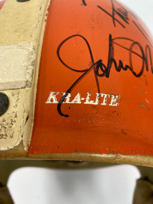1964 Cleveland Browns Super Bowl Champs Team Signed Game Used Helmet JSA COA