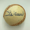 Joe Dimaggio Willie Mays Stan Musial Casey Stengel Multi Signed Baseball JSA COA