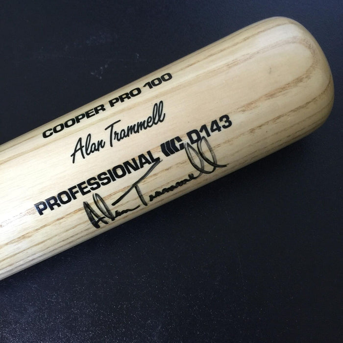 Rare Alan Trammell Signed Game Issued Cooper Baseball Bat With JSA COA