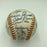 1969 Chicago Cubs Team Signed Vintage National League Baseball Ernie Banks JSA
