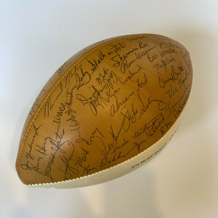 1974 Texas Longhorns Team Signed Autographed Football 50+ Sigs JSA COA