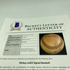 Mickey Lolich Signed Career Win No. 184 Final Out Game Used Baseball Beckett COA