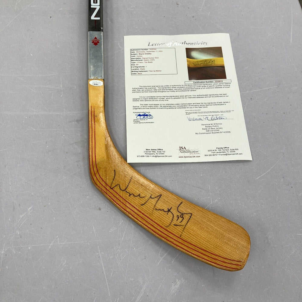 Wayne Gretzky Signed Easton Game Model Hockey Stick JSA COA