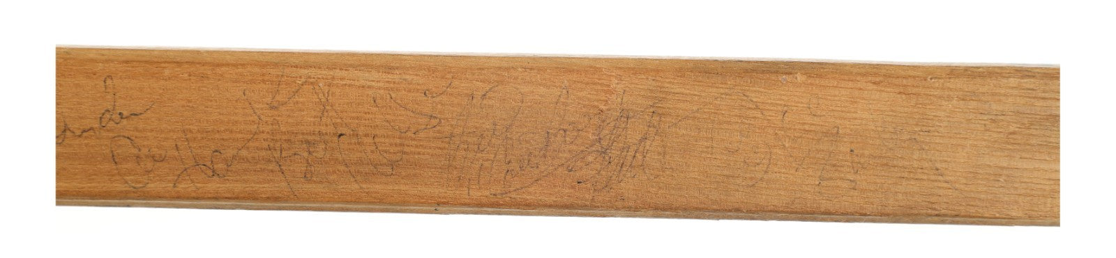 1978-79 Edmonton Oilers Team Signed Hockey Stick Wayne Gretzky Rookie Era BAS