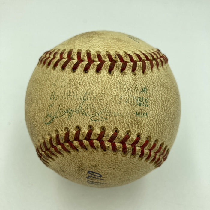 Mickey Lolich Signed Career Win No. 108 Final Out Game Used Baseball Beckett COA