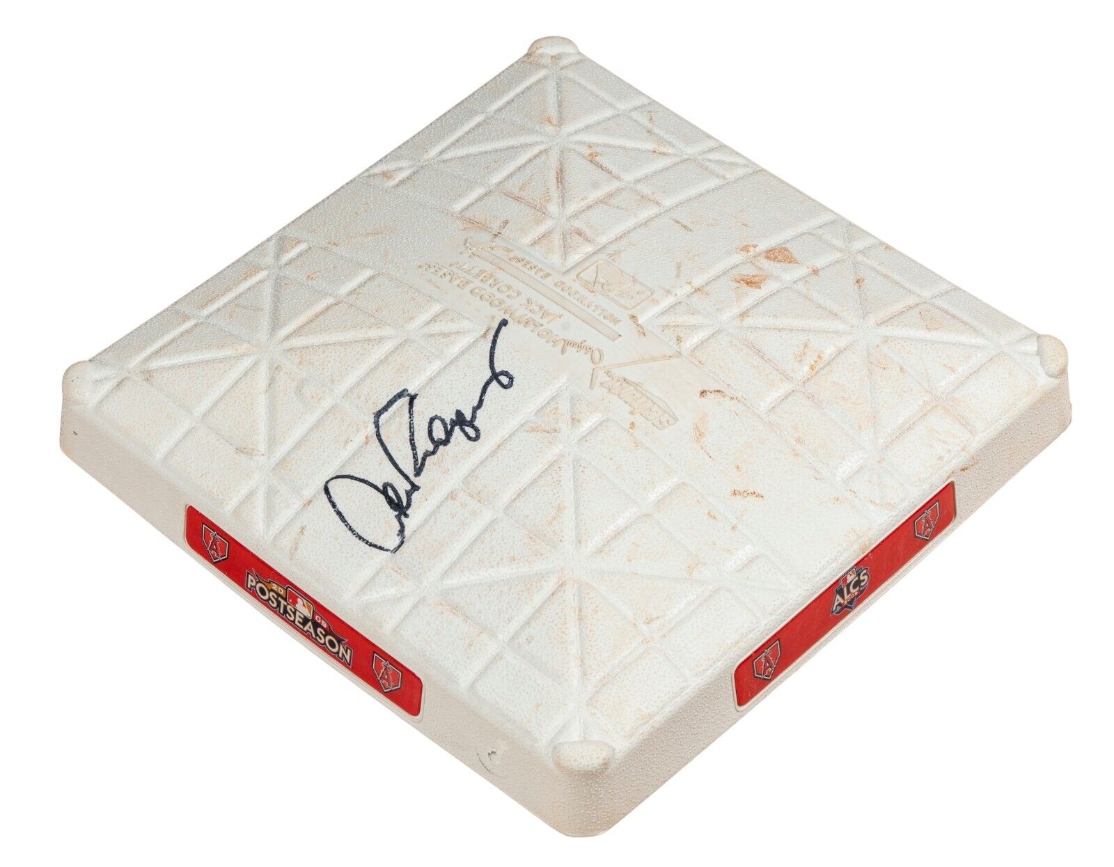 Alex Rodriguez Signed 2009 ALCS Playoffs Game Used Base Steiner COA