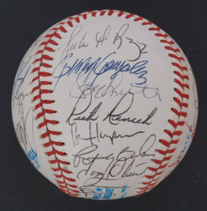 1989 Minnesota Twins Team Signed American League Baseball Beckett Kirby Puckett