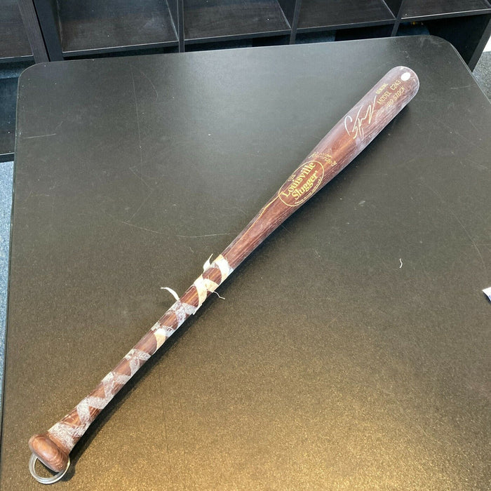 Gleyber Torres Rookie Signed Game Used Baseball Bat With JSA COA Yankees