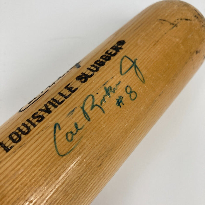 Cal Ripken Jr. 1987 Signed Game Used Baseball Bat PSA DNA & JSA COA