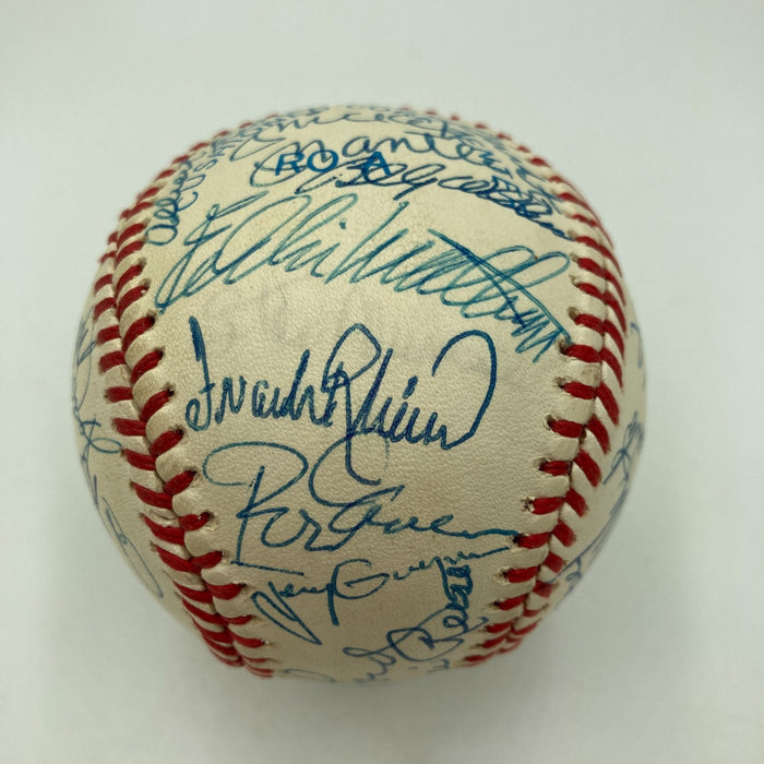 Mickey Mantle Sandy Koufax Willie Mays Hall Of Fame Signed Baseball 30 Sigs JSA