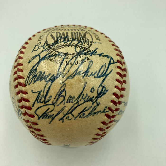 Stan Musial 1955 St. Louis Cardinals Team Signed National League Baseball JSA
