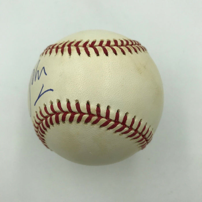 Elton John Single Signed Official Major League Baseball PSA DNA Graded MINT 9