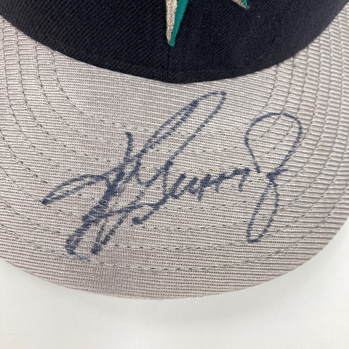 Ken Griffey Jr. Signed Seattle Mariners New Era Baseball Hat Cap JSA COA