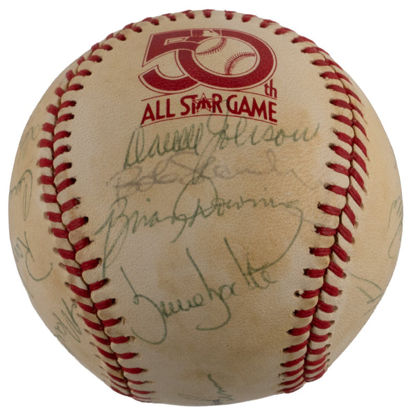 1979 All Star Game Team Signed Baseball Nolan Ryan PSA DNA COA