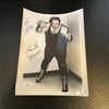 Gorilla Monsoon Signed Autographed 8x10 Photo WWF Wrestling JSA COA