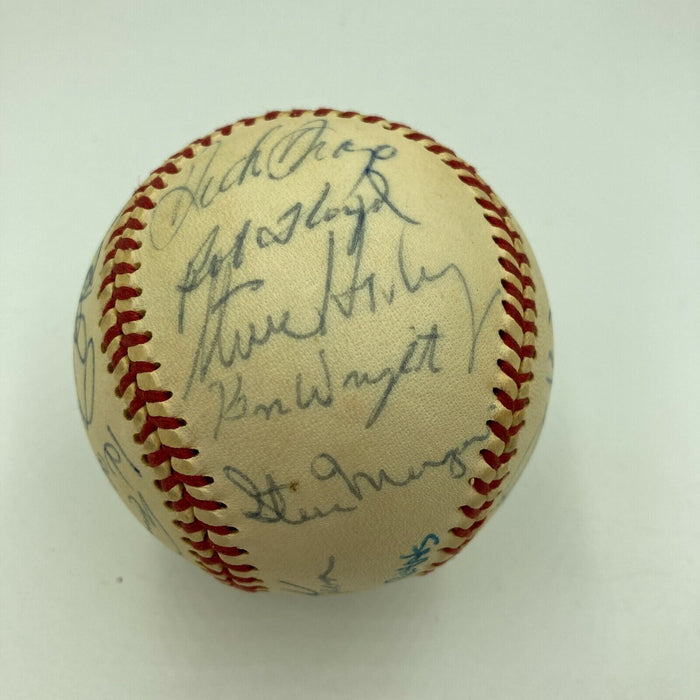 George Brett Rookie 1973 Kansas City Royals Team Signed AL Cronin Baseball JSA