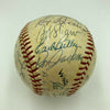 1959 Chicago White Sox AL Champs Team Signed Baseball Nellie Fox JSA COA