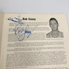 1962-1963 Boston Celtics NBA Champs Team Signed Yearbook Bill Russell JSA COA
