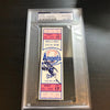 Reggie Jackson 500th Home Run Signed Ticket September 17, 1984 PSA DNA COA Auto