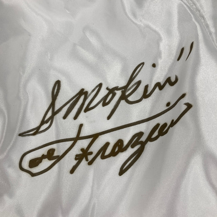 Muhammad Ali & Joe Frazier Signed Everlast Trunks Shorts JSA COA