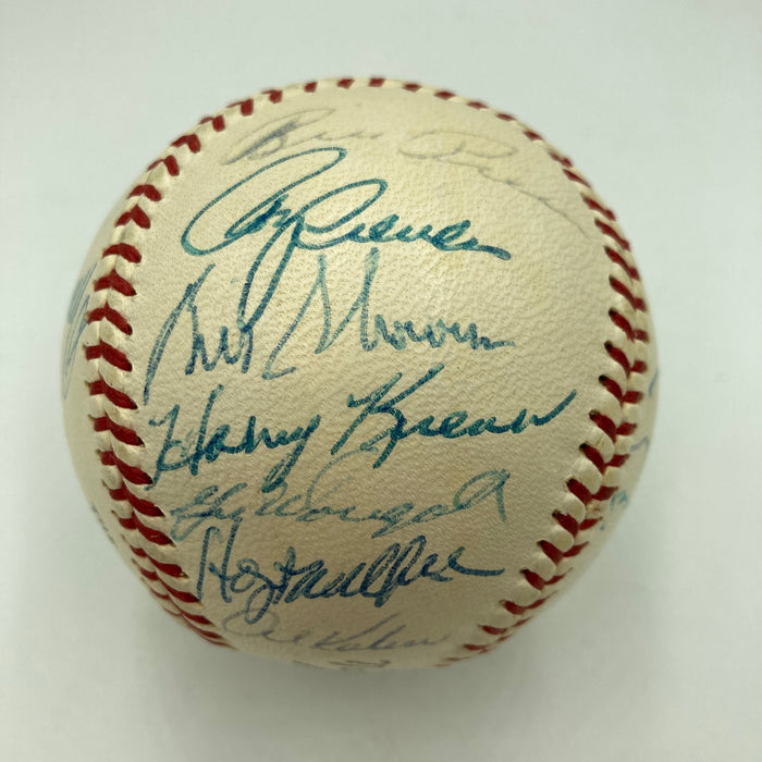 1959 All Star Game Team Signed Baseball Mickey Mantle JSA COA