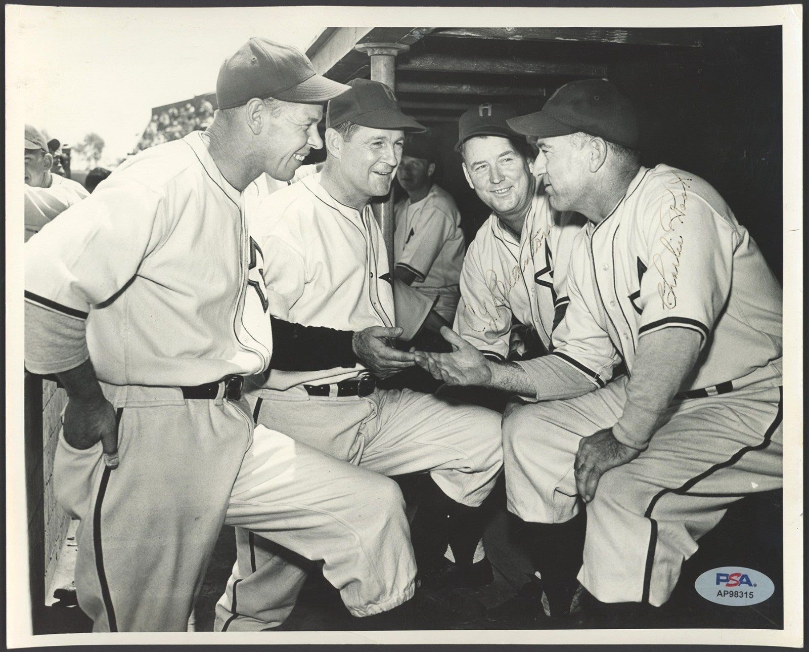 1944 Charlie Root Signed Hollywood Stars Original Vintage Photograph Cubs