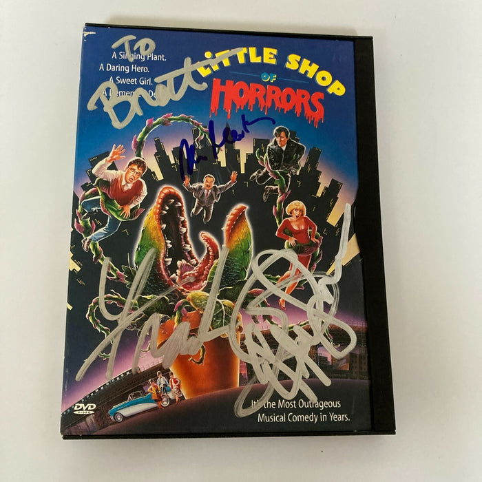 Frank Oz & Alan Menken Signed Little Shop Of Horrors DVD Movie JSA COA