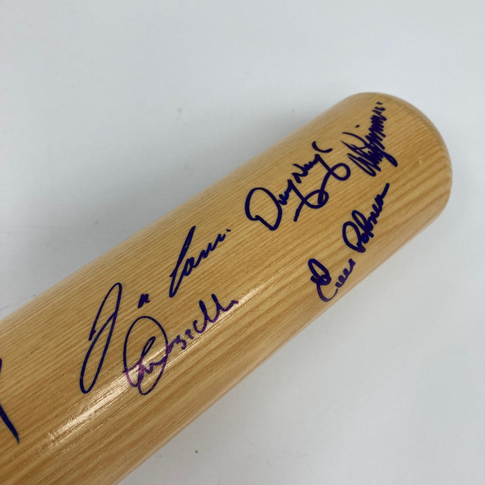 2000 NY Yankees WS Champs Team Signed Bat Derek Jeter Mariano Rivera JSA COA