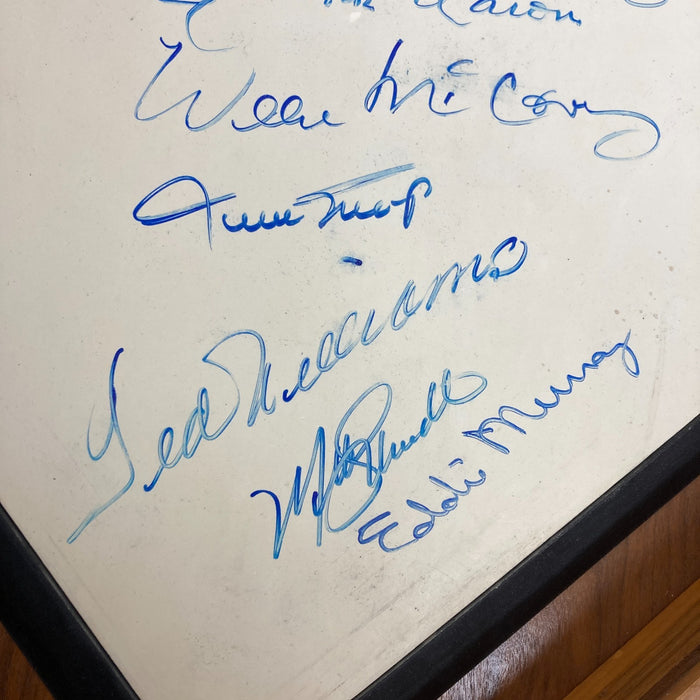 500 Home Run Signed Home Plate 12 Sigs Mickey Mantle Ted Williams JSA COA