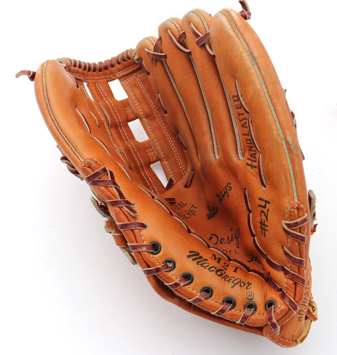 Willie Mays Signed Game Model Macgregor Baseball Glove JSA COA