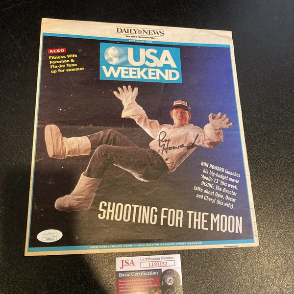 Ron Howard Signed Autographed Daily News Magazine JSA COA