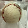 1969 New York Mets World Series Champs Team Signed Baseball Tom Seaver CAS