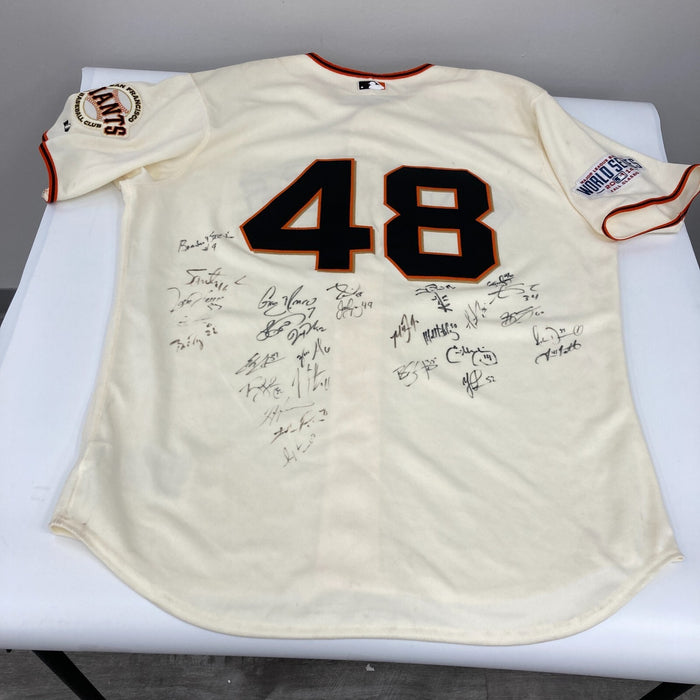 2014 San Francisco Giants World Series Champs Team Signed Jersey PSA DNA COA