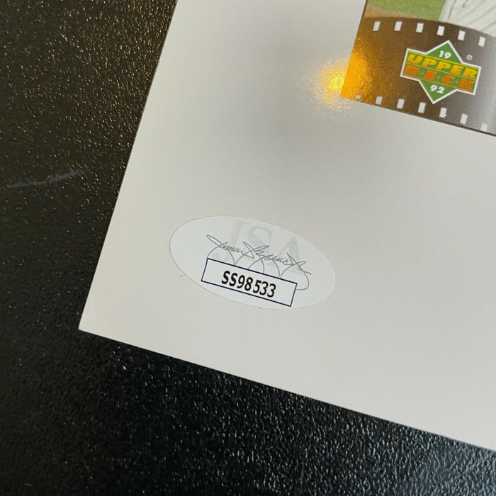 Tom Selleck Mr. Baseball Signed 8.5x11 Upper Deck Promo Page JSA COA