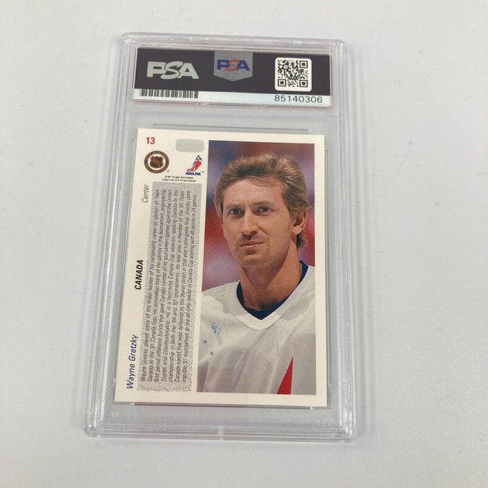 1991-92 Upper Deck Wayne Gretzky Signed Hockey Card PSA DNA Certified