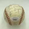 Joe Dimaggio Mickey Mantle New York Yankees HOF Legends Signed Baseball JSA COA