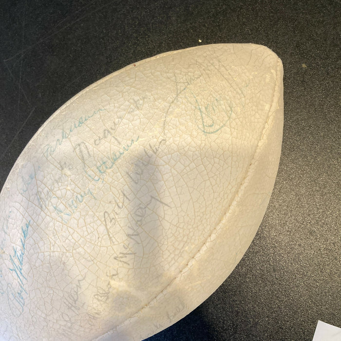 Bronko Nagurski 1983 Hall Of Fame Induction Multi Signed Football 25+ JSA COA