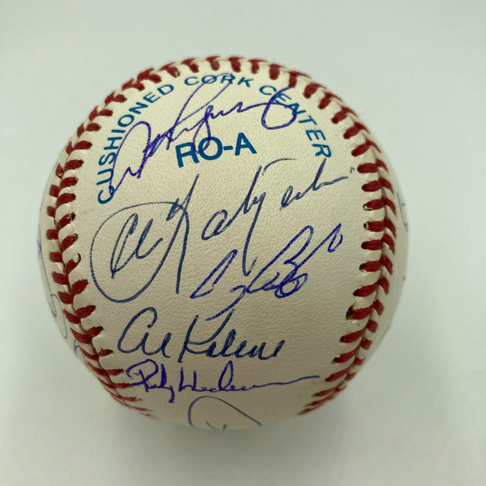 3000 Hit Club Signed Baseball 20 Sigs Willie Mays Derek Jeter Ichiro PSA