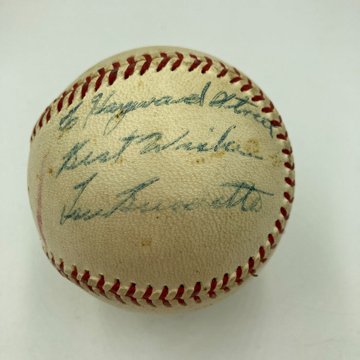 Lew Burdette 1960 No Hitter Signed Game Used National League Baseball JSA COA
