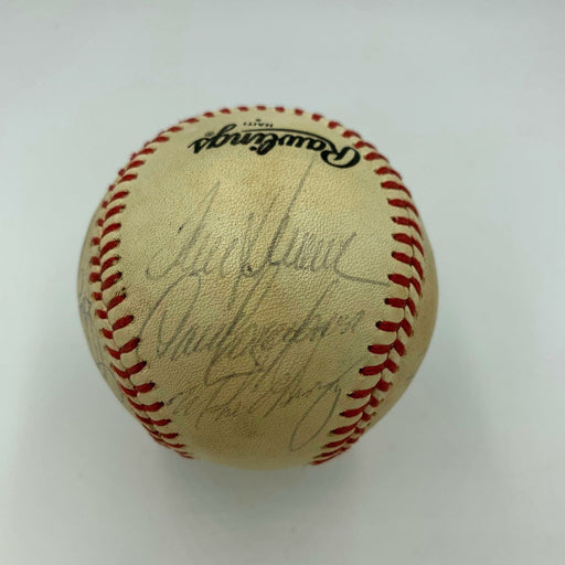 Tom Seaver 1980 Cincinnati Reds Team Signed National League Baseball