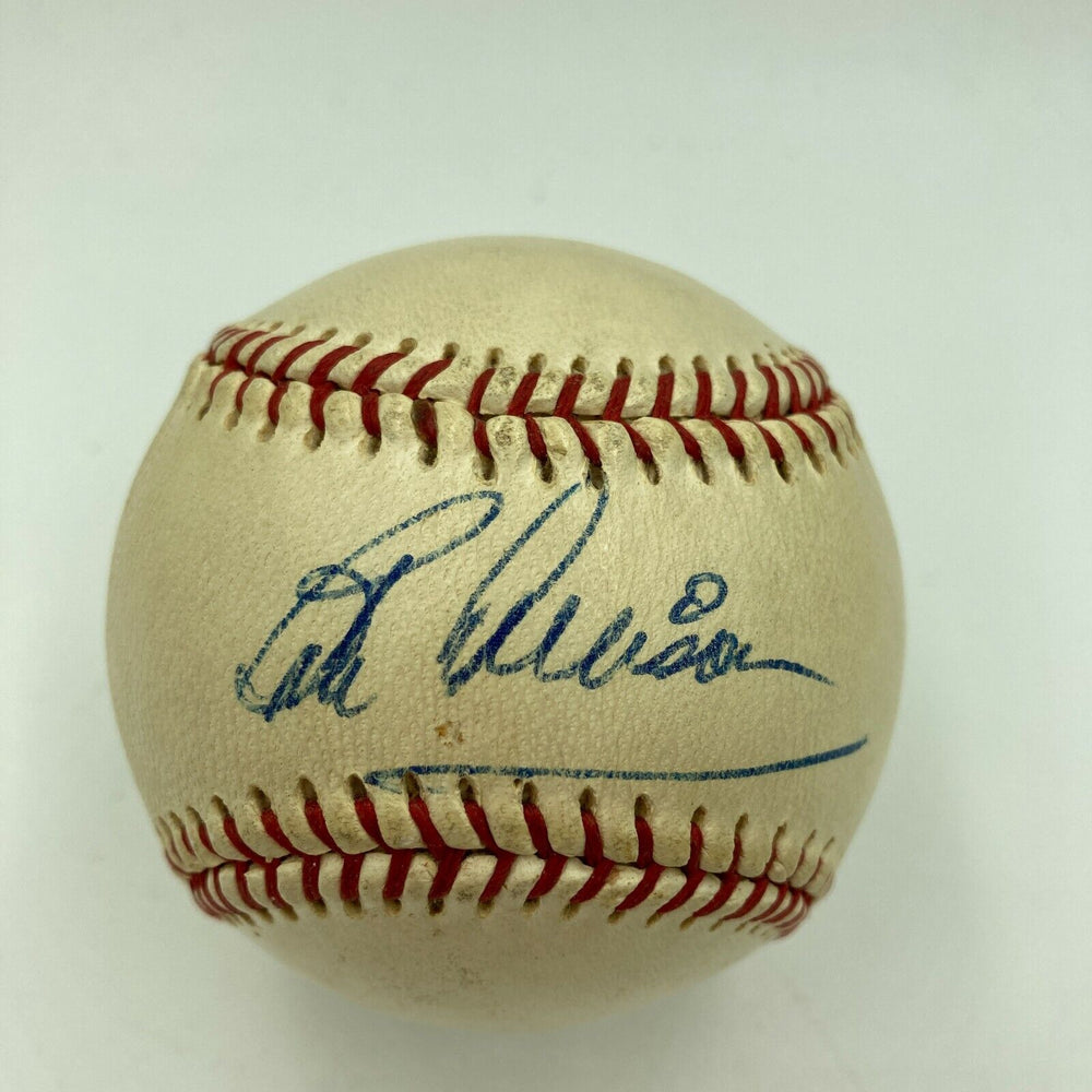 Beautiful Bob Allison 1950's Single Signed Autographed Baseball With JSA COA