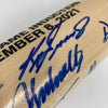 2021 Hall Of Fame Induction Multi Signed Baseball Bat 31 Sigs Derek Jeter JSA