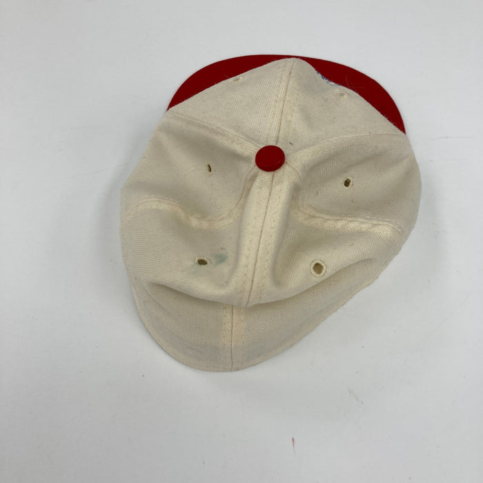 Johnny Vander Meer No Hitter 6-15-38 Ebbets Field Signed Cincinnati Reds Hat JSA