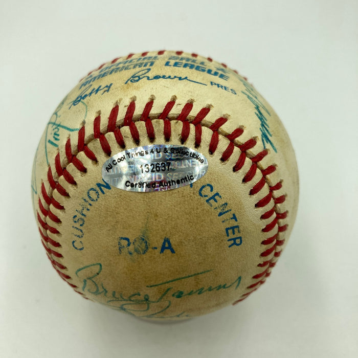 1985 Chicago White Sox Team Signed Baseball Beckett COA