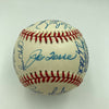 1999 Yankees Team Signed World Series Baseball Derek Jeter Mariano Rivera PSA