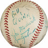 Stan Musial Dizzy Dean Frankie Frisch Medwick Cardinals HOF Signed Baseball PSA