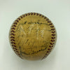Babe Ruth & Lou Gehrig Sweet Spot 1934 Yankees Team Signed Baseball JSA COA