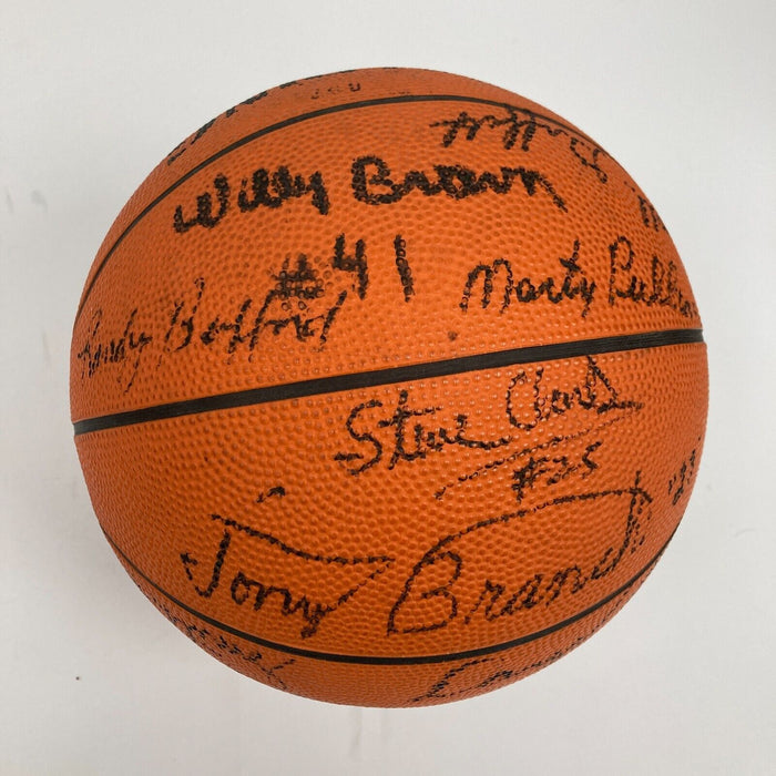 1980 University Of Louisville Cardinals NCAA Champs Team Signed Basketball JSA